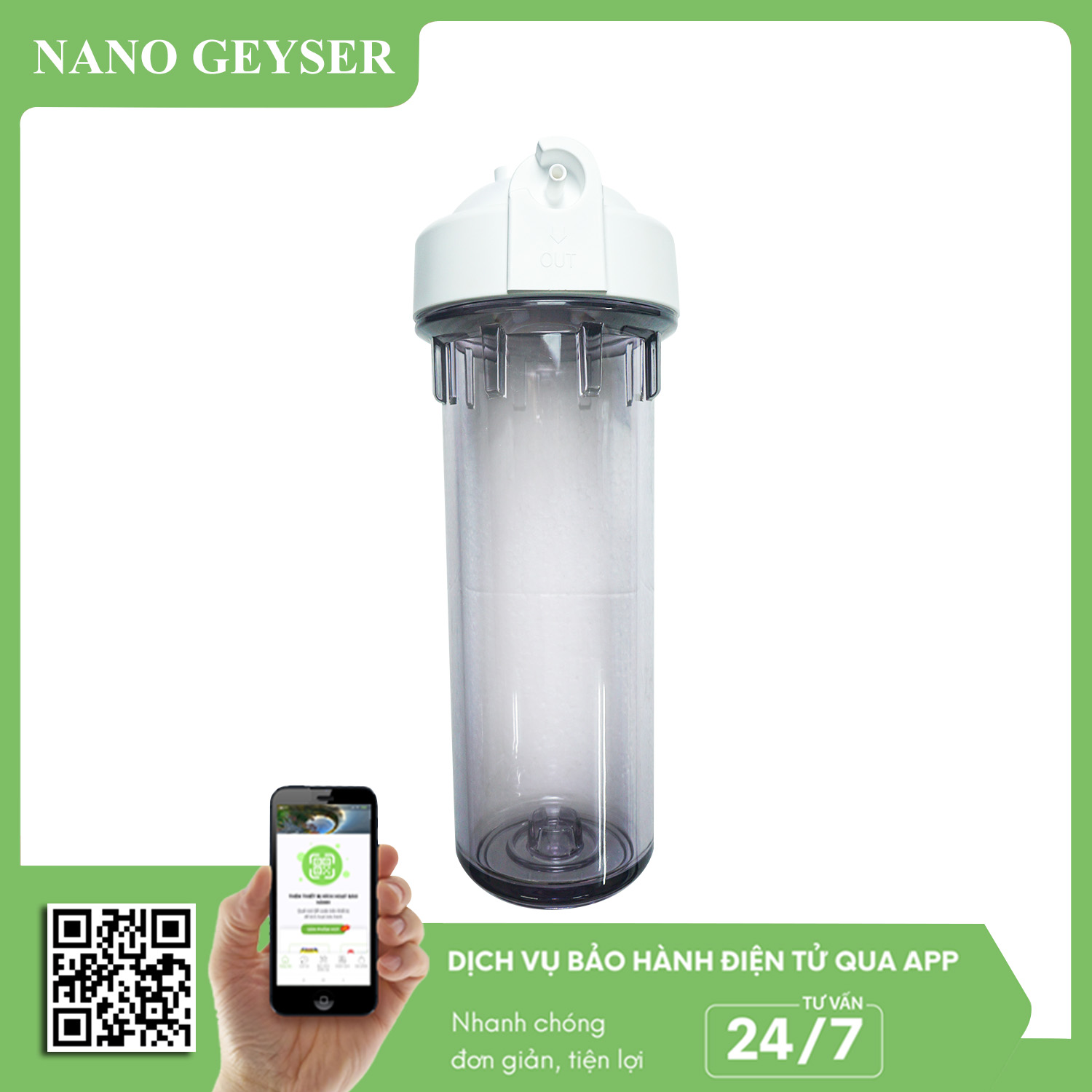 Cốc cắm nhanh 10 inc trong