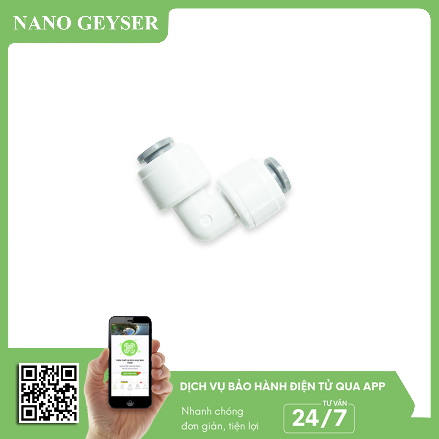 Cút góc cắm nhanh 6 - 6