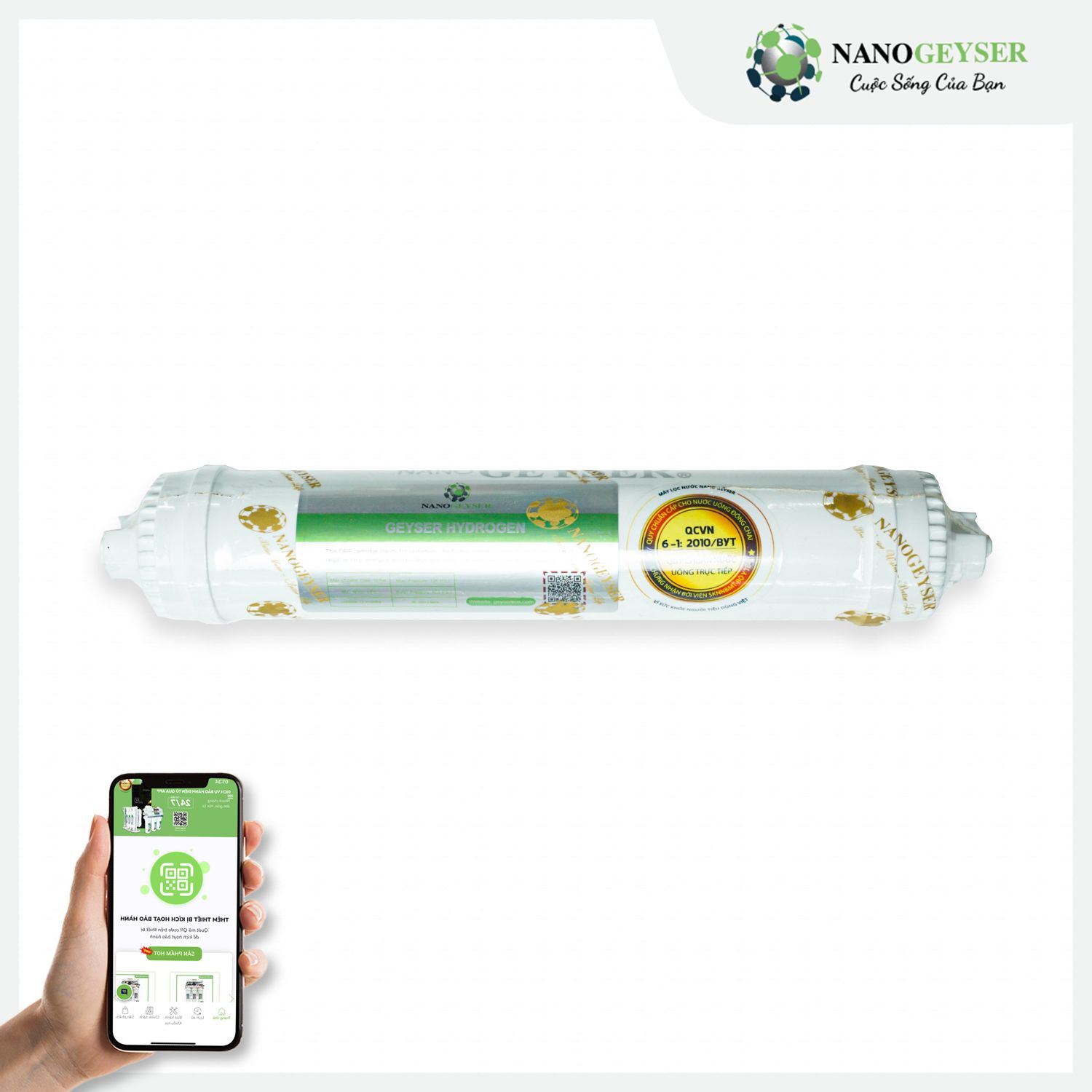 Lõi Hydrogen Nano Geyser