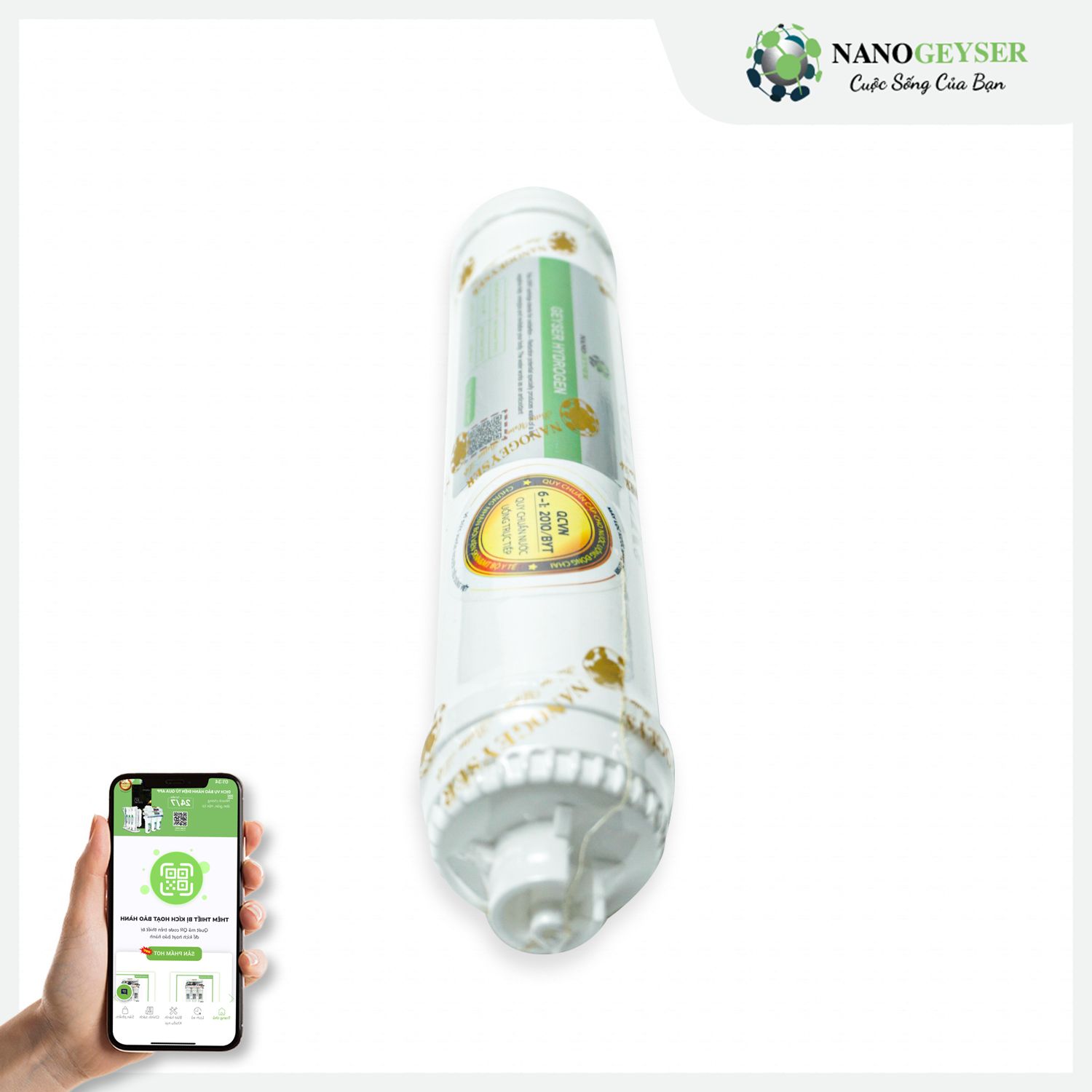 Lõi Hydrogen Nano Geyser