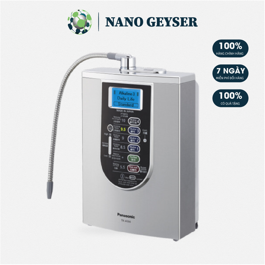 Máy Điện Giải Ion Kiềm Panasonic TK-AS66