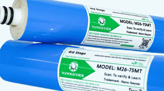 Thay thế lõi lọc Nano Geyser định kỳ cho nguồn nước đạt chuẩn